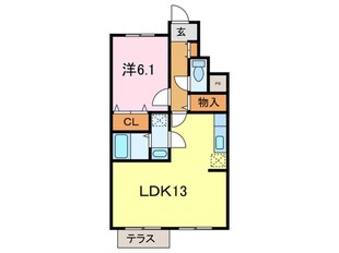 コンフォ－トヴィラⅡの物件間取画像